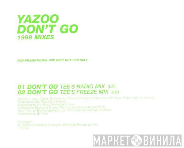  Yazoo  - Don't Go (1999 Mixes)