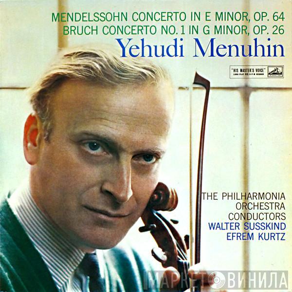 Yehudi Menuhin, Felix Mendelssohn-Bartholdy, Max Bruch, Philharmonia Orchestra, Walter Susskind, Efrem Kurtz - Mendelssohn Concerto In E Minor, Op. 64 / Bruch Concerto No. 1 In G Minor, Op. 26