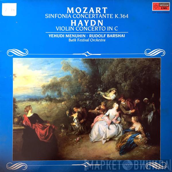 Yehudi Menuhin, Rudolf Barshai, Bath Festival Orchestra, Wolfgang Amadeus Mozart, Joseph Haydn - Sinfonia Concertante K. 364 / Violin Concerto In C Major