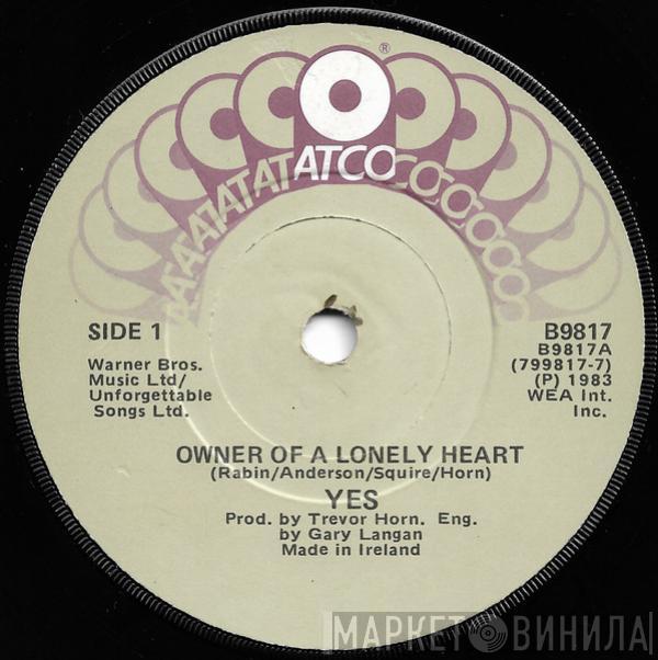 Yes - Owner Of A Lonely Heart