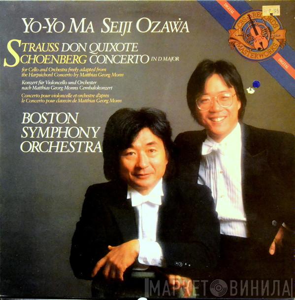 - Yo-Yo Ma - Seiji Ozawa - Boston Symphony Orchestra - Richard Strauss  Arnold Schoenberg  - Strauss Don Quixote - Schoenberg Concerto In D Major