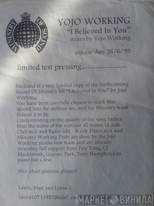 Yojo Working - I Believed In You