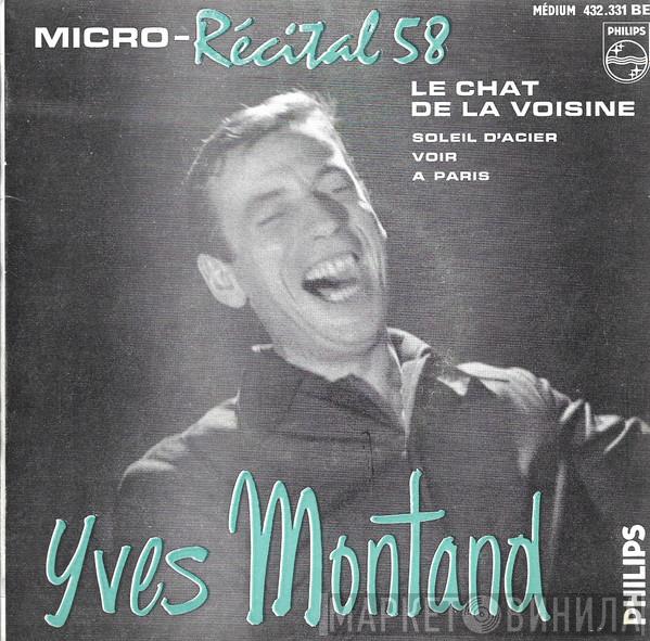  Yves Montand  - Micro - Récital 58 (N°3)