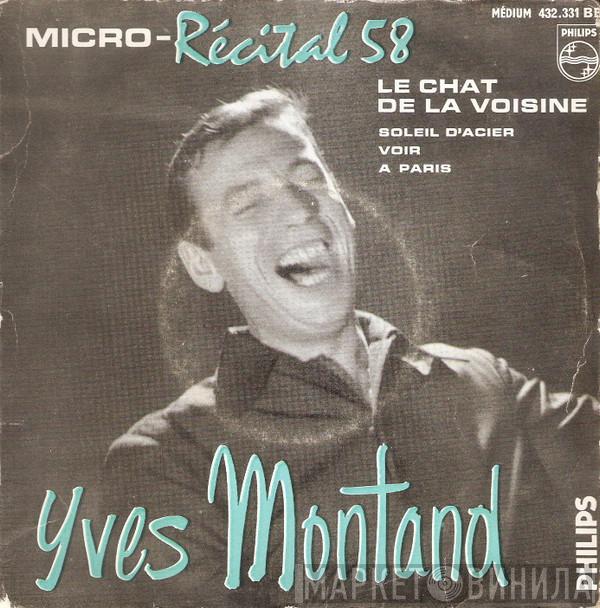  Yves Montand  - Micro-Récital 58 (N°3)