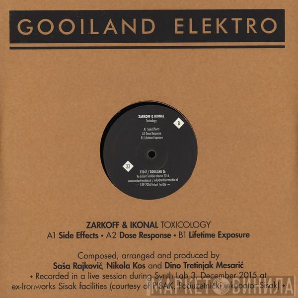 Zarkoff, Ikonal - Toxicology