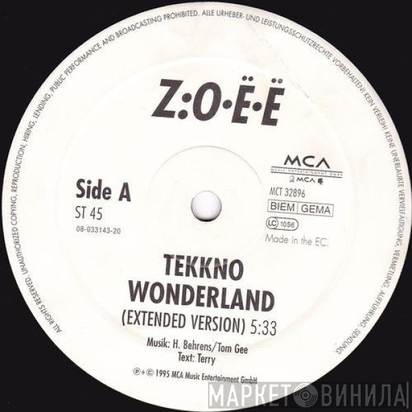 Zoee - Tekkno Wonderland