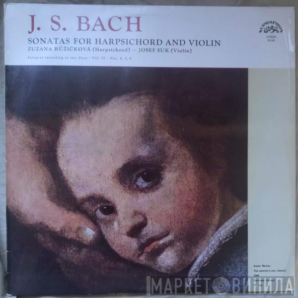 Zuzana Růžičková, Josef Suk, Johann Sebastian Bach - Sonatas For Harpsichord And Violin