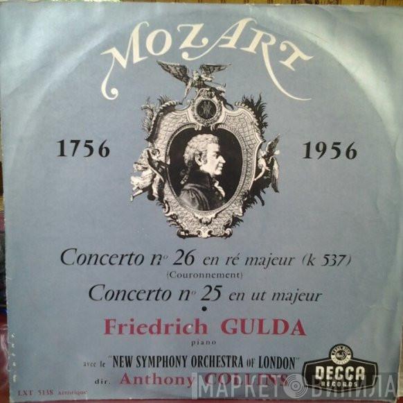 avec le Friedrich Gulda dir. The New Symphony Orchestra Of London , Anthony Collins   Wolfgang Amadeus Mozart  - Concerto N°26 En Ré Majeur (K 537) (Couronnement) / Concerto N°25 En Ut Majeur (K 503)