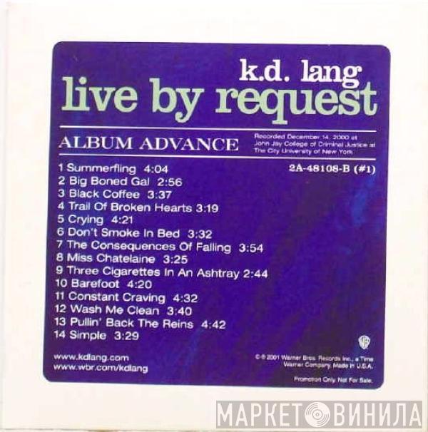 k.d. lang  - Live By Request