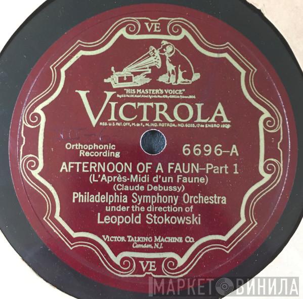 under the direction of The Philadelphia Orchestra - Leopold Stokowski  Claude Debussy  - Afternoon Of A Faun