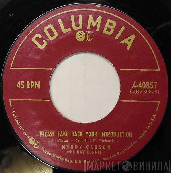 with Mindy Carson  Ray Conniff  - Please Take Back Your Introduction
