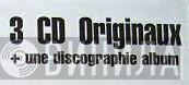 3 CD Originaux + Une Discographie Album - Винил CD и Кассеты лейбла 3 CD Originaux + Une Discographie Album на сайте МаркетВинила