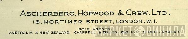 Ascherberg, Hopwood & Crew Ltd. - Винил CD и Кассеты лейбла Ascherberg, Hopwood & Crew Ltd. на сайте МаркетВинила