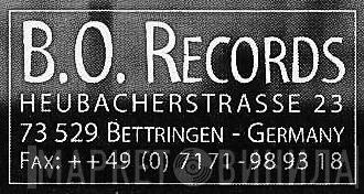 B.O. Records - Винил CD и Кассеты лейбла B.O. Records на сайте МаркетВинила
