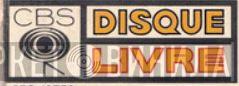 CBS Disque Livre - Винил CD и Кассеты лейбла CBS Disque Livre на сайте МаркетВинила