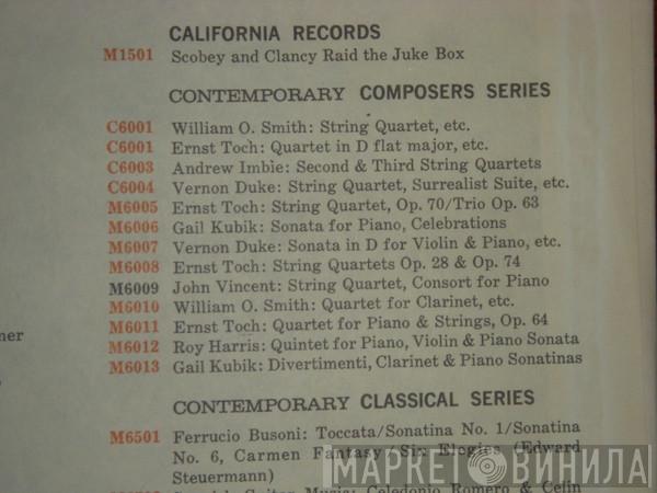 Contemporary Composers Series - Винил CD и Кассеты лейбла Contemporary Composers Series на сайте МаркетВинила