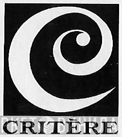 Critère - Винил CD и Кассеты лейбла Critère на сайте МаркетВинила