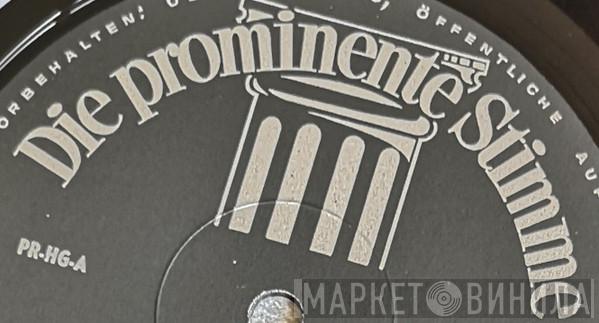 Die Prominente Stimme - Винил CD и Кассеты лейбла Die Prominente Stimme на сайте МаркетВинила