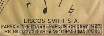 Discos Smith S. A. - Винил CD и Кассеты лейбла Discos Smith S. A. на сайте МаркетВинила