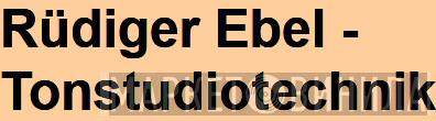 Ebel Tonstudiotechnik - Винил CD и Кассеты лейбла Ebel Tonstudiotechnik на сайте МаркетВинила