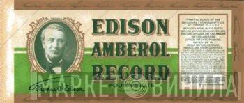 Edison Amberol Record - Винил CD и Кассеты лейбла Edison Amberol Record на сайте МаркетВинила