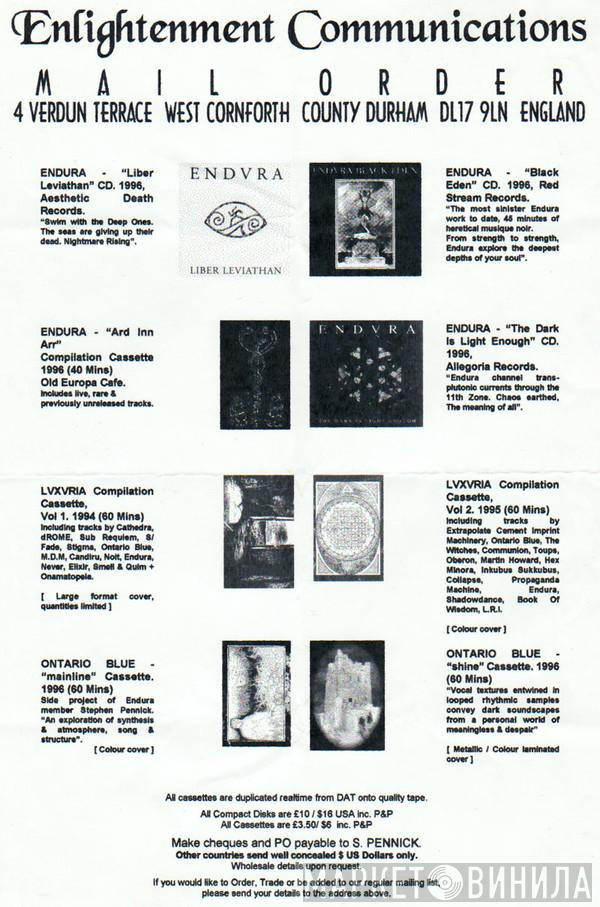 Enlightenment Communications - Винил CD и Кассеты лейбла Enlightenment Communications на сайте МаркетВинила