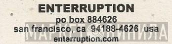 Enterruption - Винил CD и Кассеты лейбла Enterruption на сайте МаркетВинила