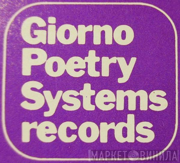 Giorno Poetry Systems - Винил CD и Кассеты лейбла Giorno Poetry Systems на сайте МаркетВинила