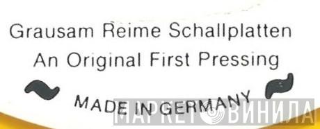 Grausam Reime Schallplatten - Винил CD и Кассеты лейбла Grausam Reime Schallplatten на сайте МаркетВинила