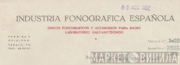Industria Fonográfica Española - Винил CD и Кассеты лейбла Industria Fonográfica Española на сайте МаркетВинила