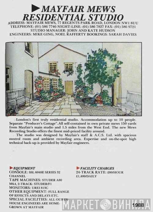 Mayfair Mews Residential - Винил CD и Кассеты лейбла Mayfair Mews Residential на сайте МаркетВинила