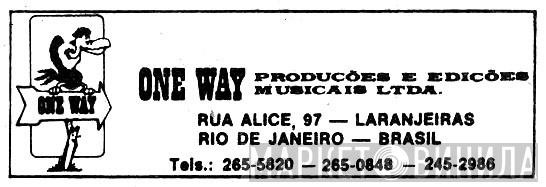 One Way Produções & Edições Musicais Ltda. - Винил CD и Кассеты лейбла One Way Produções & Edições Musicais Ltda. на сайте МаркетВинила