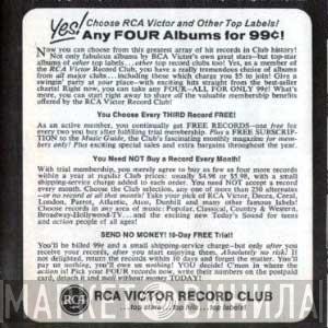 RCA Victor Record Club - Винил CD и Кассеты лейбла RCA Victor Record Club на сайте МаркетВинила