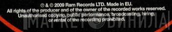 Ram Records Ltd. - Винил CD и Кассеты лейбла Ram Records Ltd. на сайте МаркетВинила