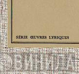 Série Œuvres Lyriques - Винил CD и Кассеты лейбла Série Œuvres Lyriques на сайте МаркетВинила