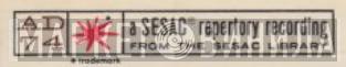 Sesac Repertory Recording - Винил CD и Кассеты лейбла Sesac Repertory Recording на сайте МаркетВинила