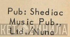Shediac Music Publishing Ltd. - Винил CD и Кассеты лейбла Shediac Music Publishing Ltd. на сайте МаркетВинила