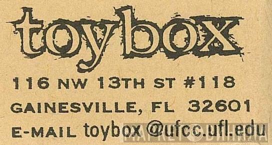 Toybox Records - Винил CD и Кассеты лейбла Toybox Records на сайте МаркетВинила
