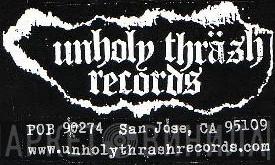 Unholy Thrash Records - Винил CD и Кассеты лейбла Unholy Thrash Records на сайте МаркетВинила
