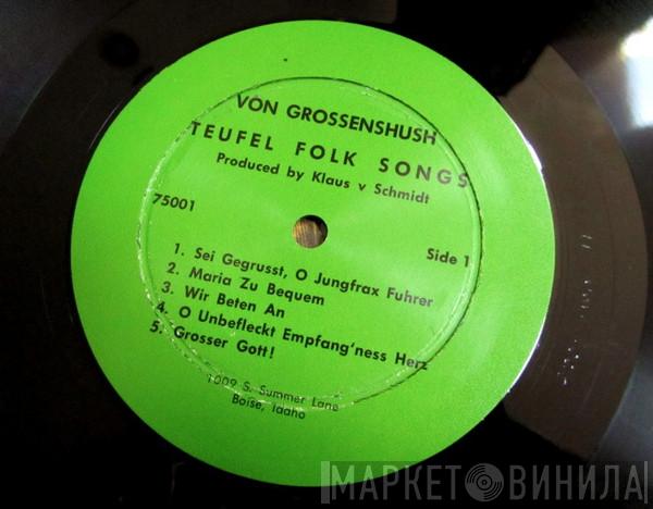Von Grossenshush - Винил CD и Кассеты лейбла Von Grossenshush на сайте МаркетВинила