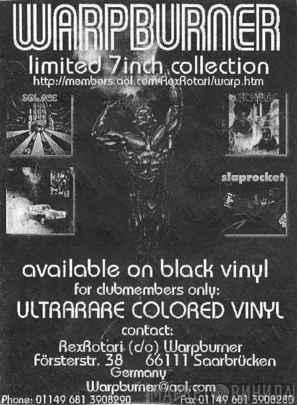 Warpburner Records - Винил CD и Кассеты лейбла Warpburner Records на сайте МаркетВинила