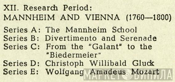 XII. Research Period: Mannheim And Vienna - Винил CD и Кассеты лейбла XII. Research Period: Mannheim And Vienna на сайте МаркетВинила