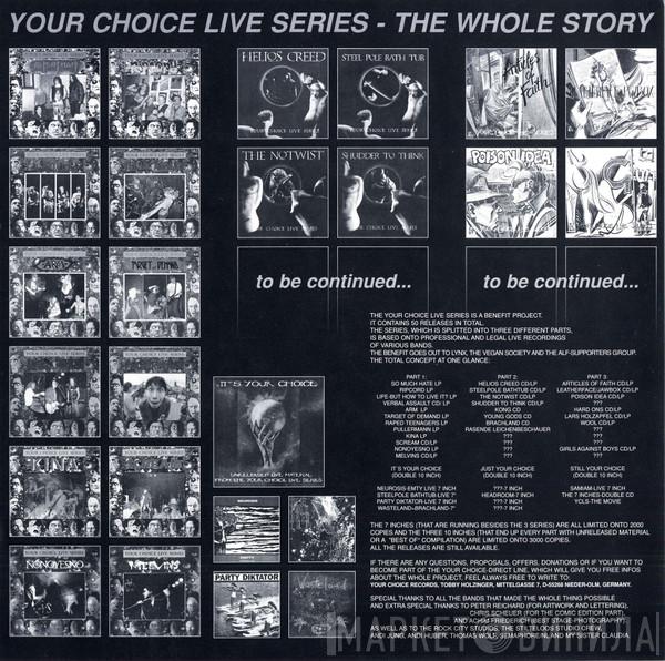 Your Choice Live Series - Винил CD и Кассеты лейбла Your Choice Live Series на сайте МаркетВинила